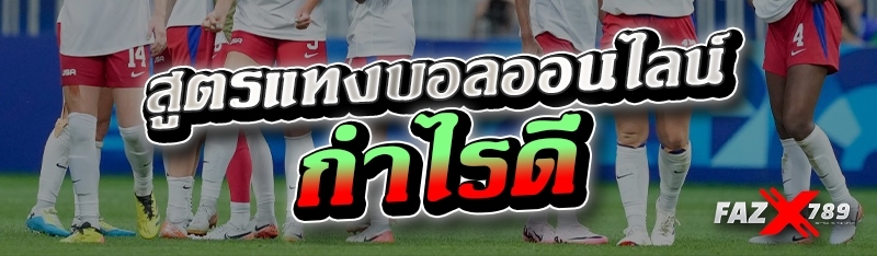 สูตรแทงบอลอนไลน์ กำไรดี