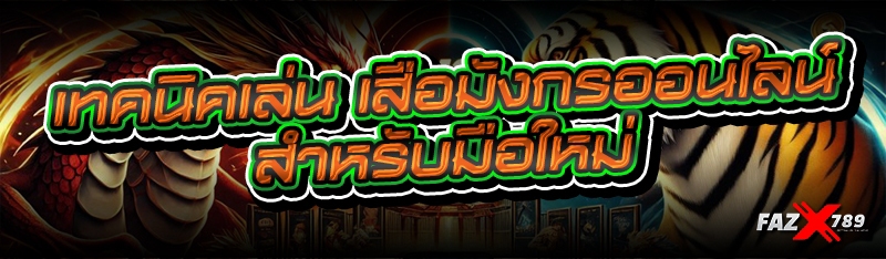 เทคนิคเล่น เสือมังกรออนไลน์ สำหรับมือใหม่